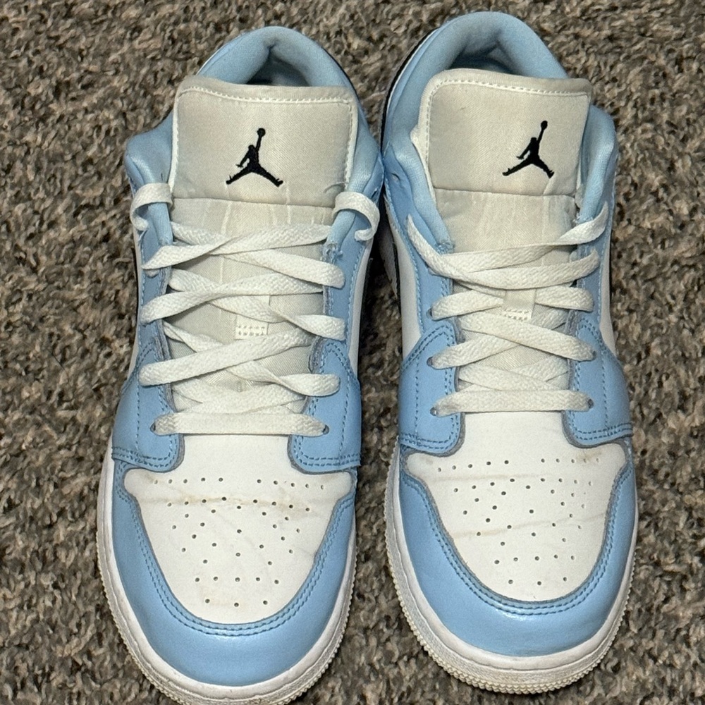 Jordan Kids Sneakers - White and Light Blue